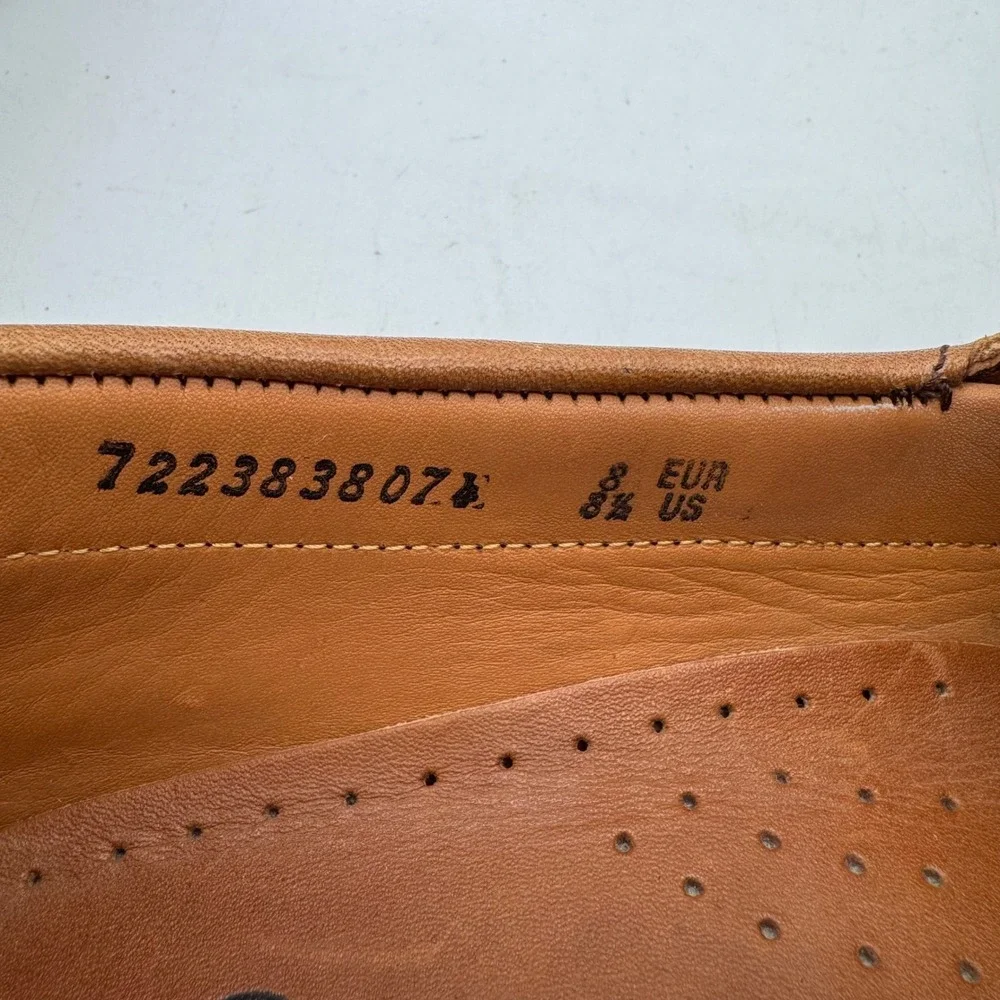 Mephisto Spinnaker Tan‎ Leather Boat Shoes Mens 8.5 US 8 EUR Loafers 722383807